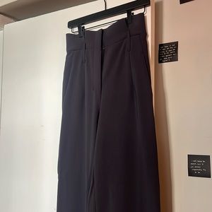 babaton high waisted grey pants
